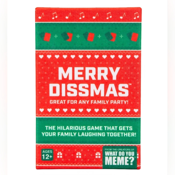 Merry Dissmas - the Holiday Family Party Game from What Do You Meme? New Sealed - Picture 2 of 6